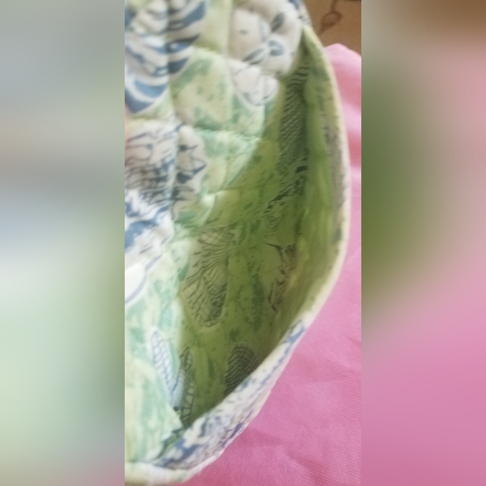 EUC Seashell Blue & Green Crossbody Bag - Picture 10 of 14